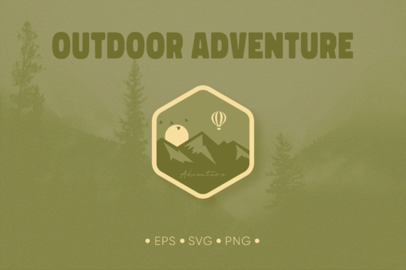 Camp Icon Hiking Travel Badge SVG Set