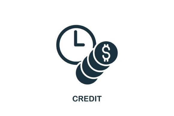 Credit Icon: A Versatile Design Element for Modern Web and Infographic Use