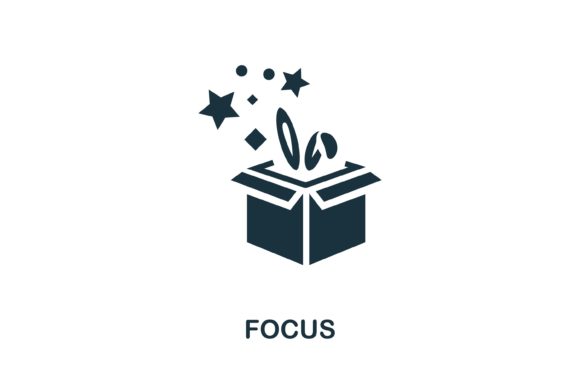 Focus Icon: Simple Design for Clear Visual Communication