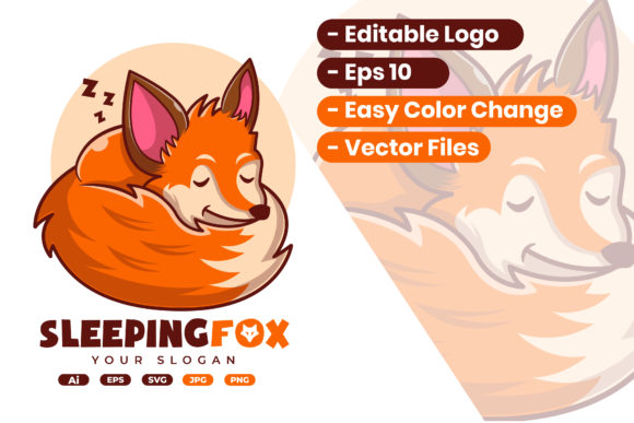 Fox Orange Cartoon Logo: A Versatile Design Asset for Every Project