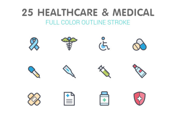 Healthcare Line with Color Icons: A Comprehensive Guide to Choosing and Using the Right Visual Assets