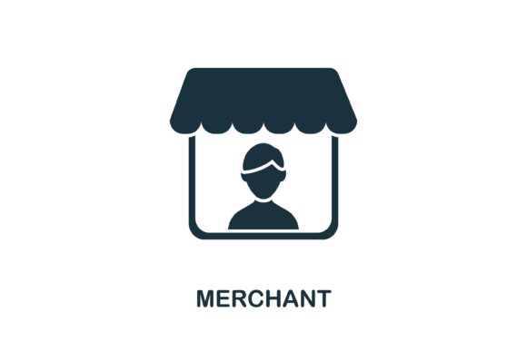 Merchant Icon: Simple Design for Modern Web and Marketing Projects