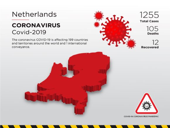 Netherlands 3D Map: Visualizing the Impact of Global Health Crises