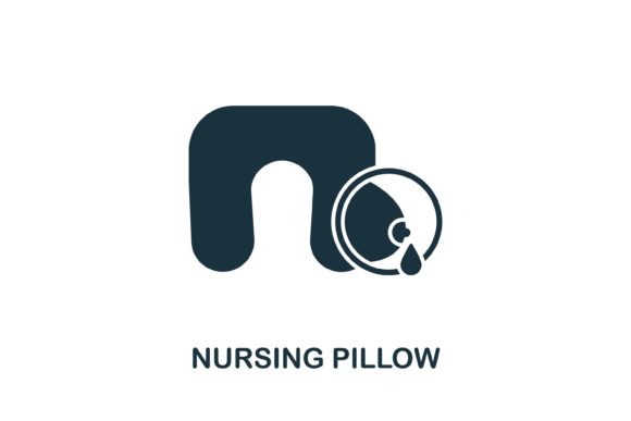 Nursing Pillow Icon: A Versatile Design Asset