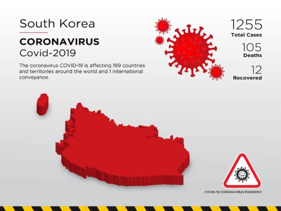 South Korea 3D Map: Tracking the Pandemic Visually