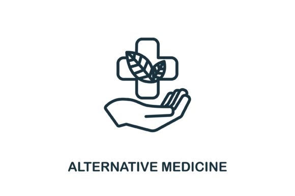 Strategic Use of the Alternative Medicine Icon in Modern Design and Communication