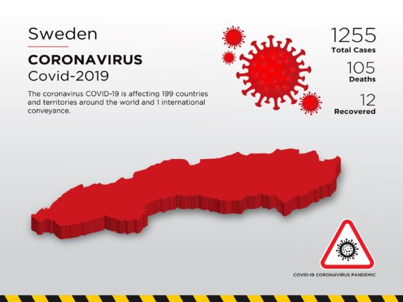 Sweden 3D Map: Visualizing Coronavirus Impact