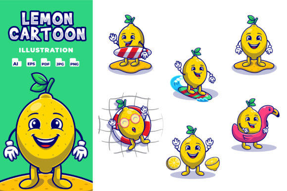 Why the Cute Lemon Mascot Cartoon Illustration is a Must-Have for Creative Professionals